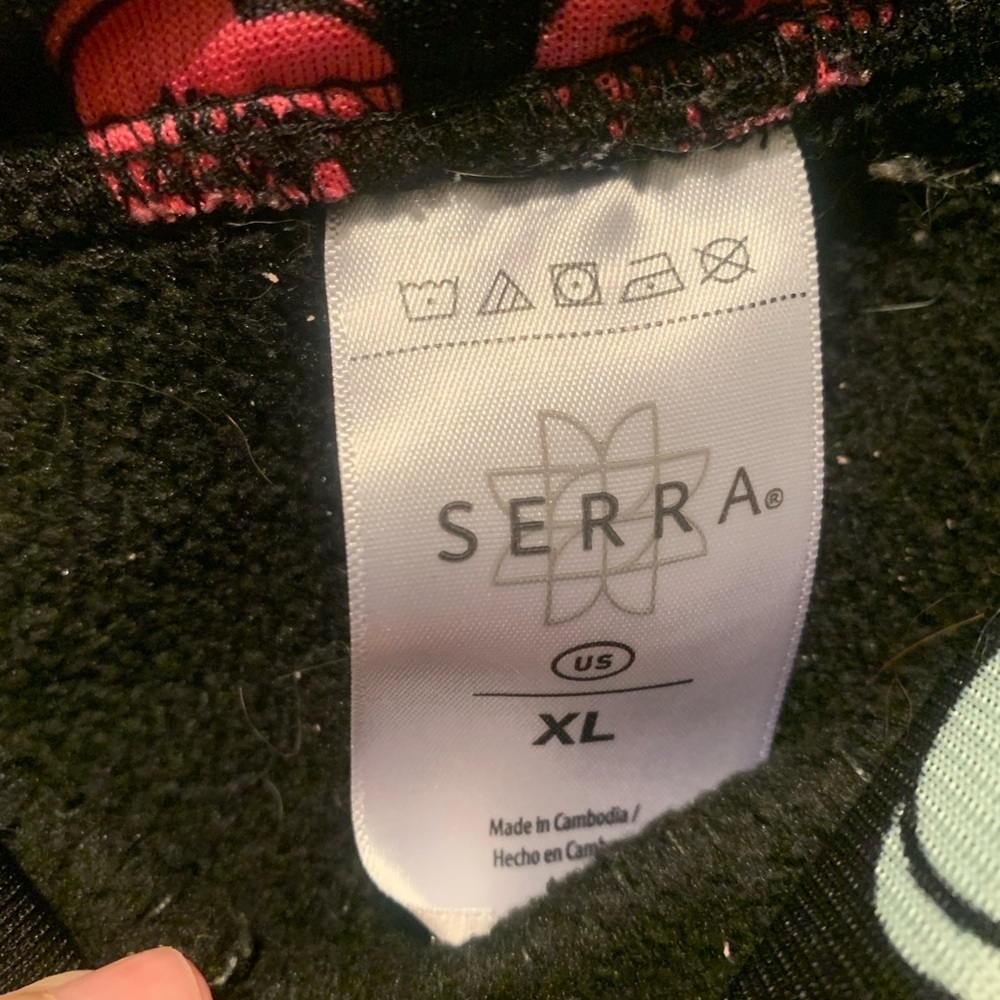 Serra Candy Heart Print Fleece Lined Leggings XL Valentines Galentines - Picture 3 of 13